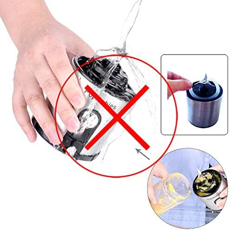 Portable Blender Glass, Smoothie Blender to Go, Personal Blender Protein Shaker