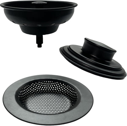 3 Pcs Kitchen Sink Strainer Drainer Filter Plug Stainless Steel Universal Anti-Clogging for Kitchen Sink Drain